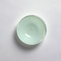 ガラス淡緑　丸小皿GS　8.5cm