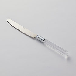 透明八角　ディナーナイフ