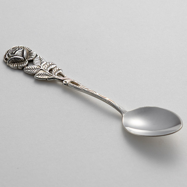 アンティークティースプーン ANTIKO 17M ヒルデスハイムローズ