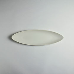 LT　オーバル皿（白）36×11