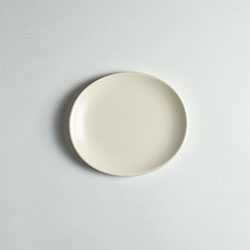 MK白　楕円小皿　14.5×12.5