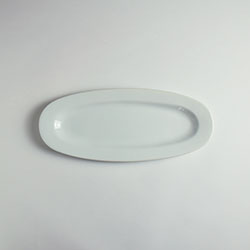 楕円白皿　Ｖｅｒ　15×36