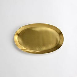 メルロ真鍮楕円皿（中）