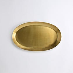 メルロ真鍮楕円皿（大）