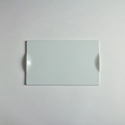 グランス　フラット長皿（白）26×16
