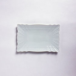 リチャード・ジノリ　ベッキオ白長方形皿24×15.5