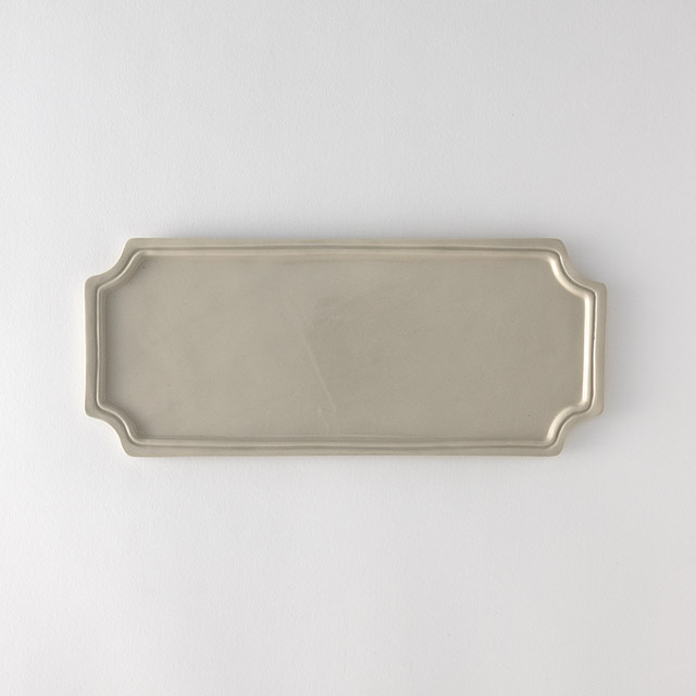 藤原はな　額皿ロング