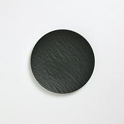 ManufactureRock黒　15.5cm丸皿