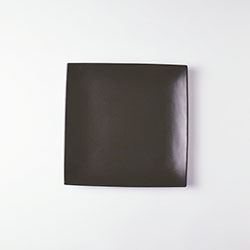 正方形皿（黒）JA　24×24
