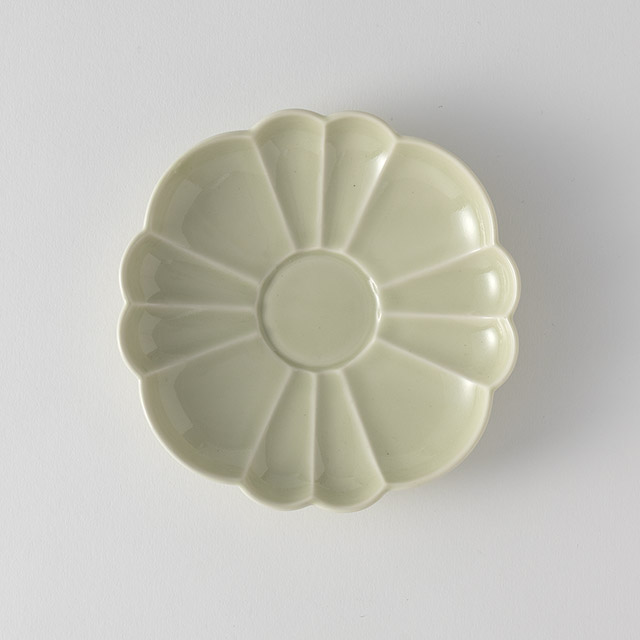 ルブケ　ソーサー　ペールグリーン