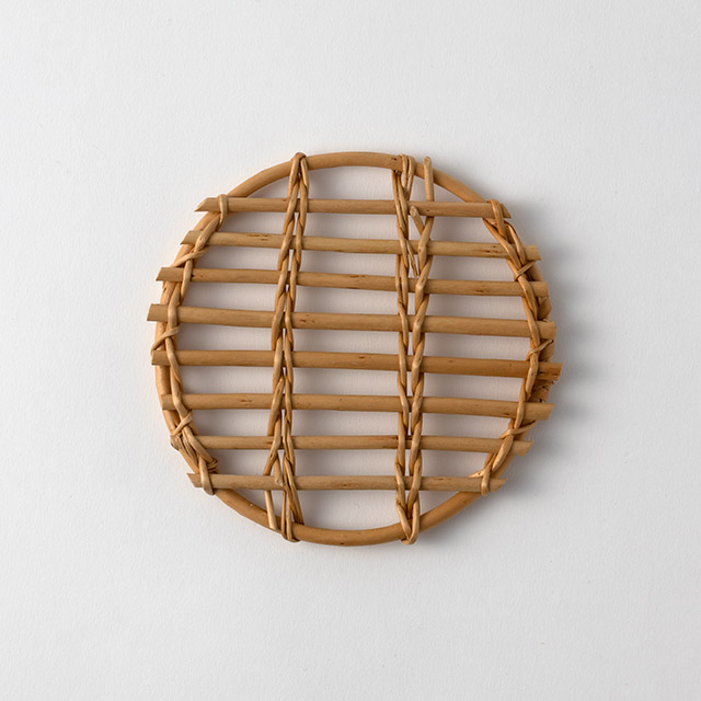 柳トレー　丸　13cm