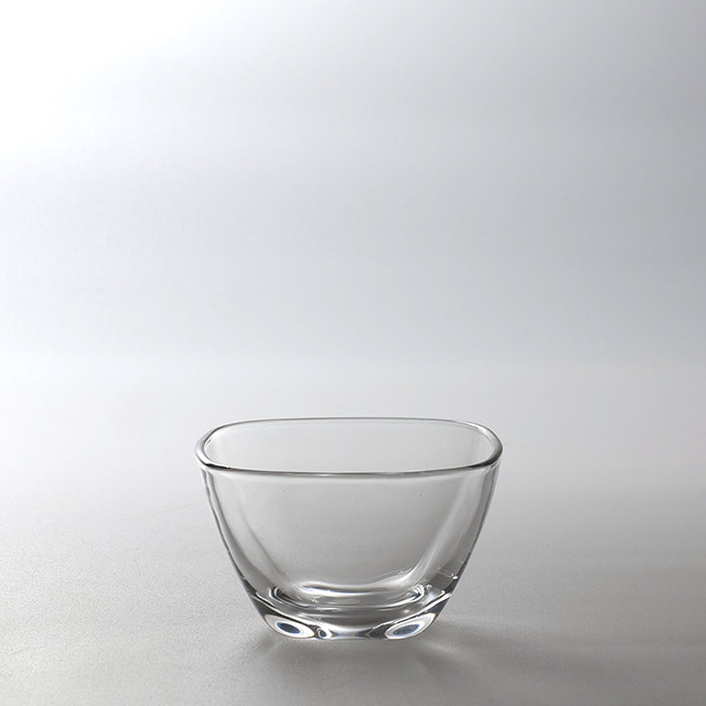 ガラススクエアボール小　10cm