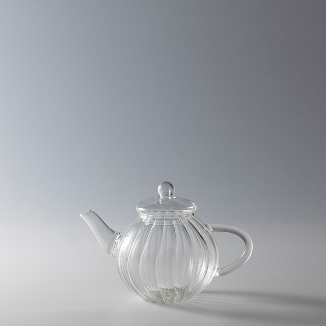 ガラスパンプキン ティーポット