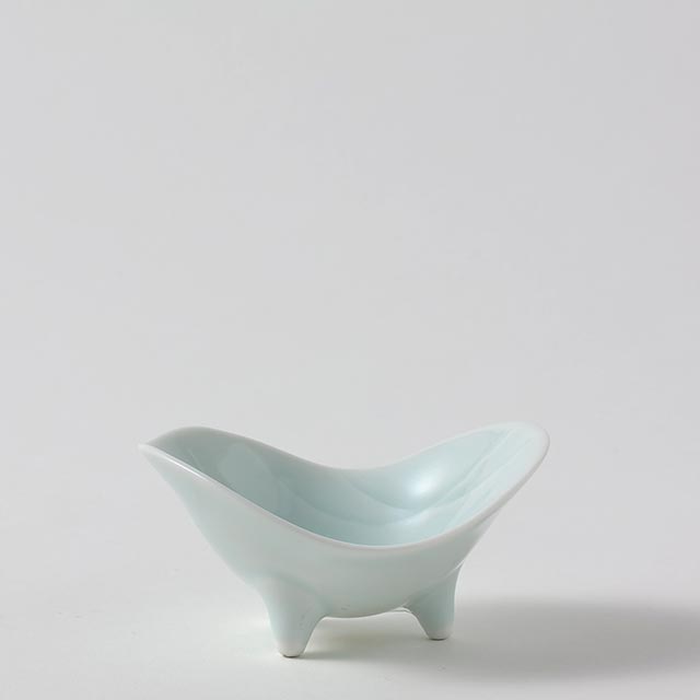 有田焼 小付け グリーン