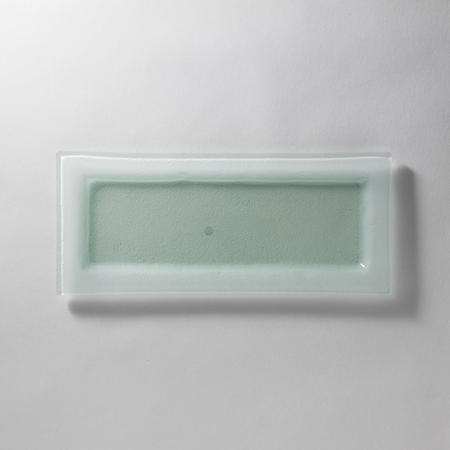 ガラス長方プレート Toriteira