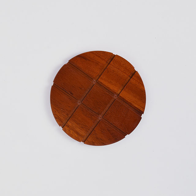 コースター 茶 丸