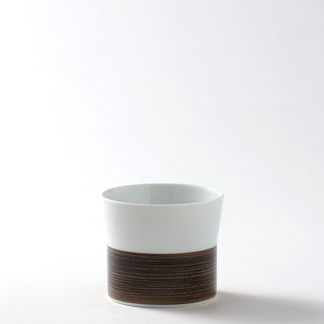 HAKUSAN　白／茶カップ