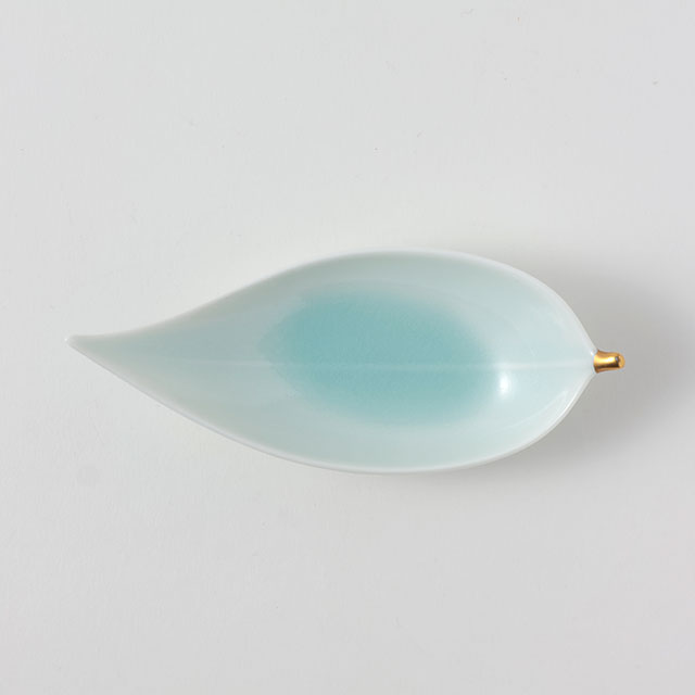 青白磁笹舟小付皿 小