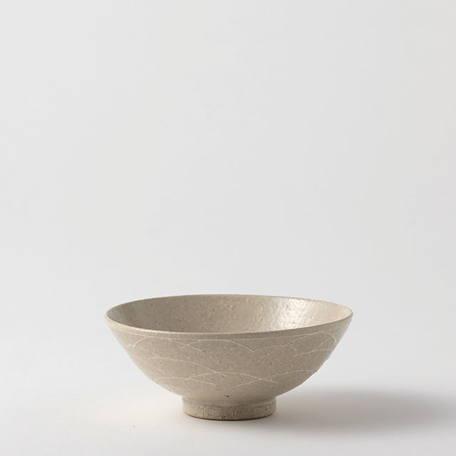 谷野明夫 飯碗(ベージュ)