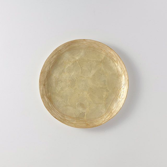 シェルプレート　ゴールド