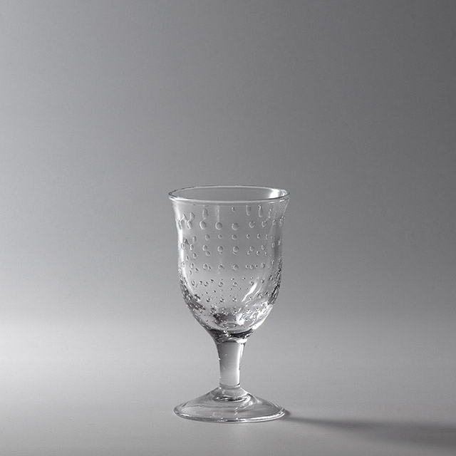ガラスドロップ ワイングラスL