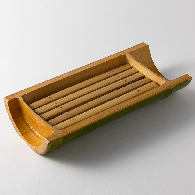 青竹　スノコ付き盛り皿