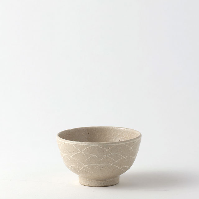 谷野明夫 湯呑(ベージュ)