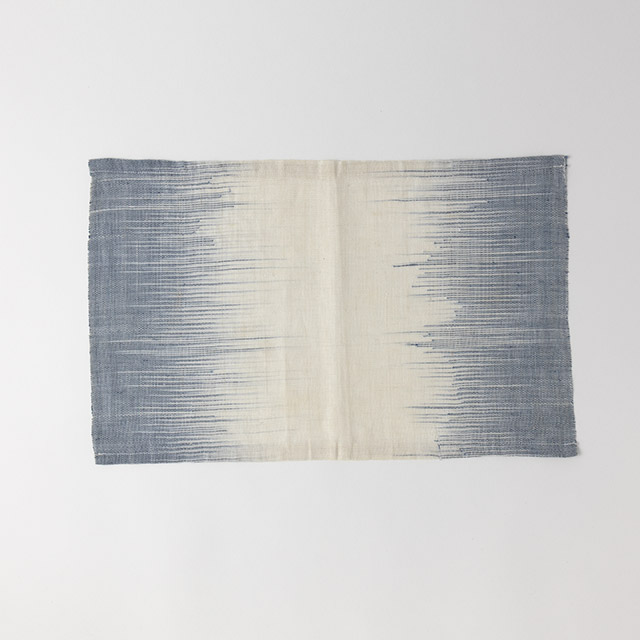 麻ランチョン 紺グラデーション