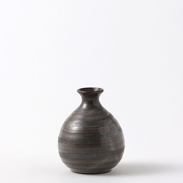 有田唐津　銀彩　徳利