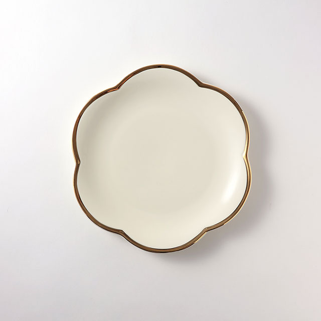 花型バーニーズプレート23cm金