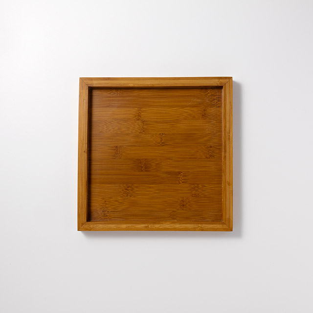 バンブー正角盆 25×25