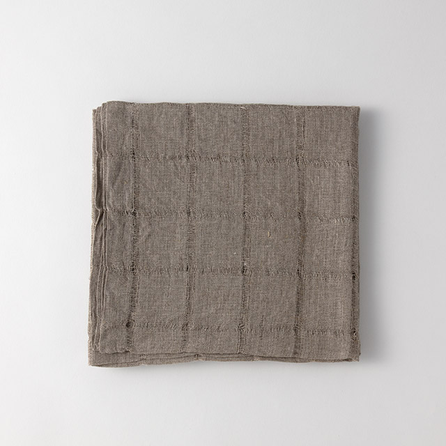 テーブルクロス L/A茶　100×100