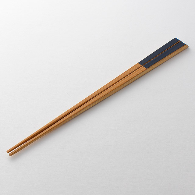 箸 天然竹仙(紺)