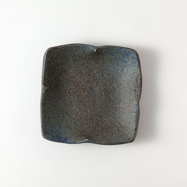 信楽焼　14/14　寂の小皿