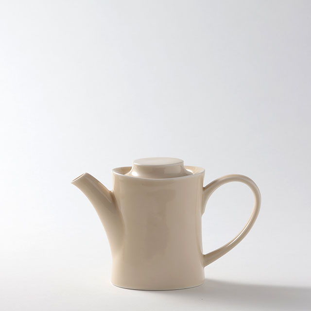 ベージュ　オーバルAF　ポット