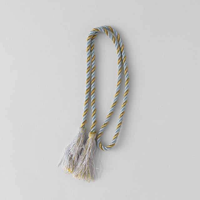 組紐　ブルー／ゴールド