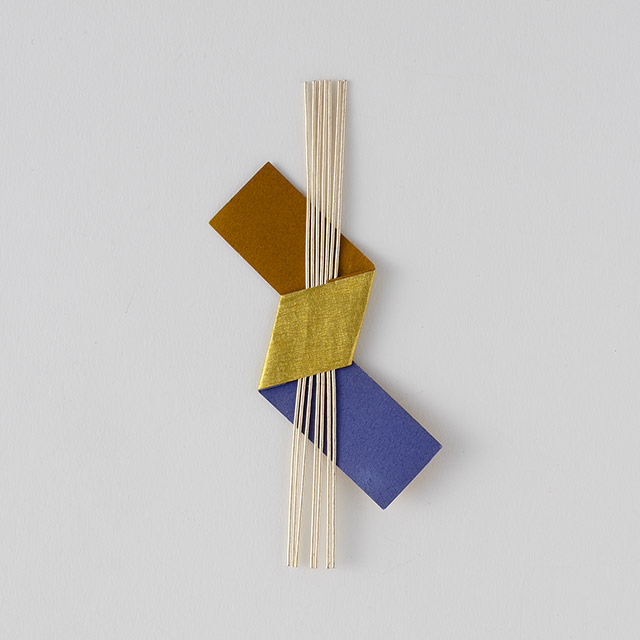 カラー水引 小 紺・茶