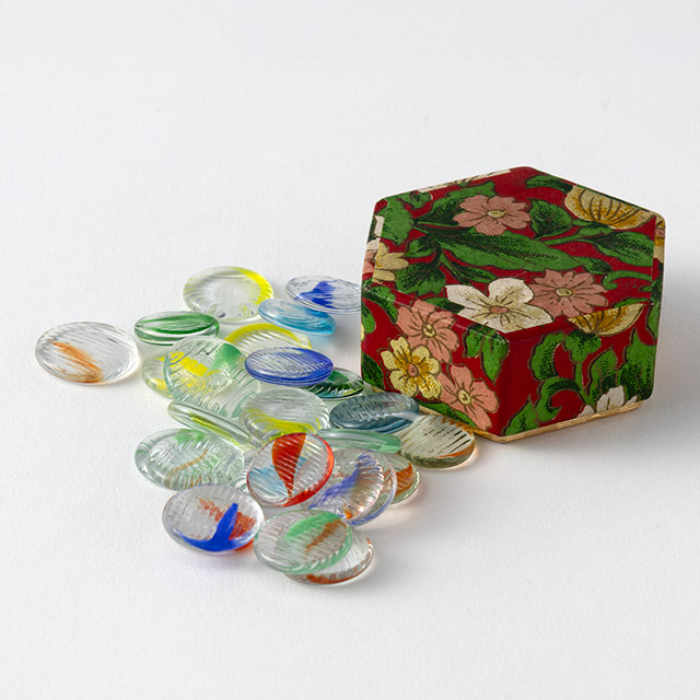 おはじき 六角箱入り C