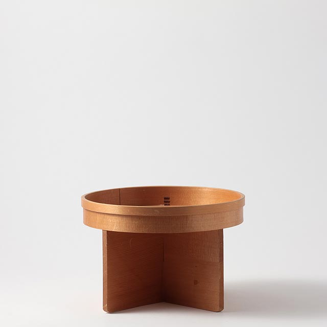 三方（丸）　七寸　白木(ｸﾗｼｯｸ50%｜旧1,980円)