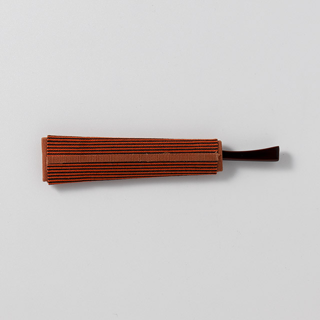 扇袋付き黒文字 オレンジ