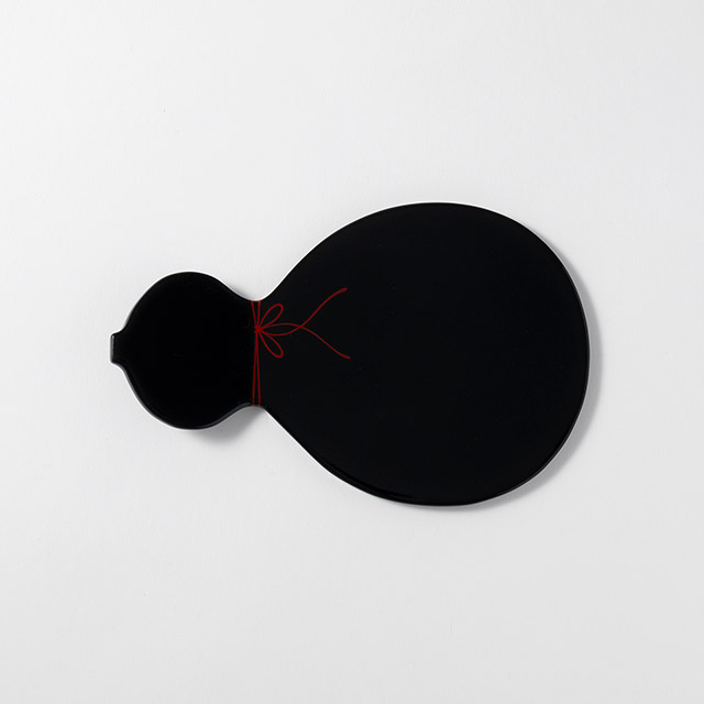 瓢箪黒　銘々皿　祖雅