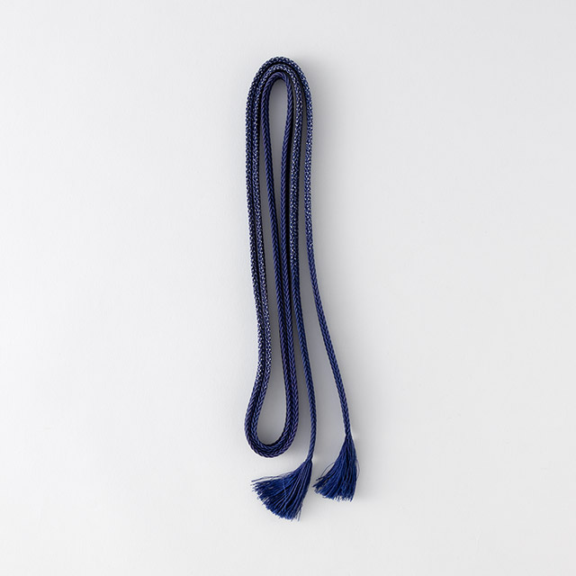 組紐　ドット紺（平）