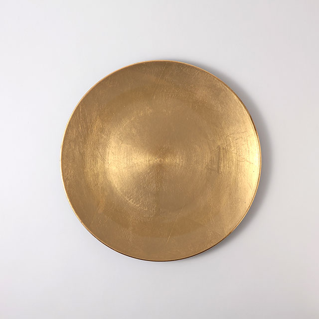 金箔 丸トレー 33cm