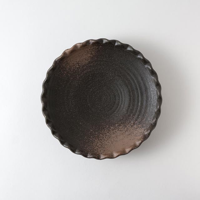 黒伊賀白吹 20cm フリル