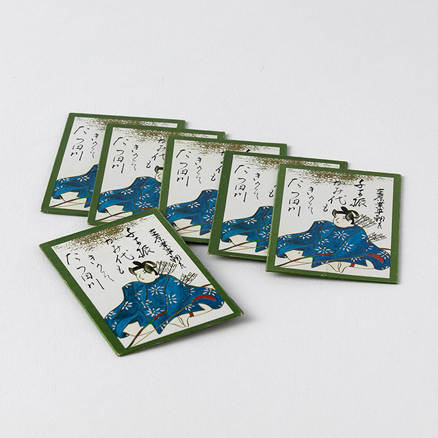 カルタ　在原業平　6枚セット
