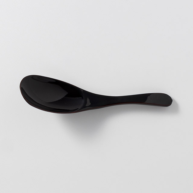 漆 レンゲ 溜め 黒