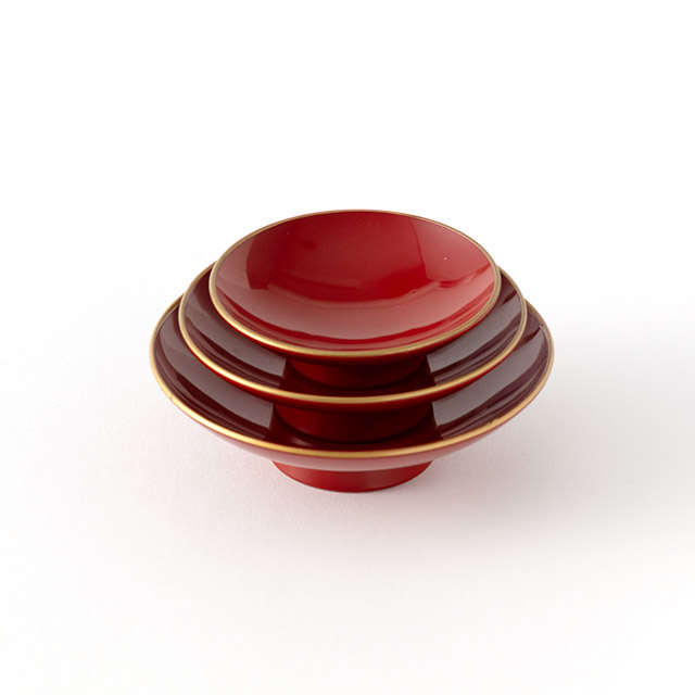 屠蘇器　黒　アシベ（盃）