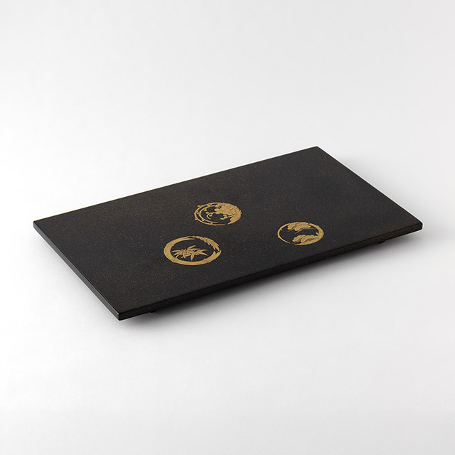 会津 梨子地 屠蘇器(屠蘇台)