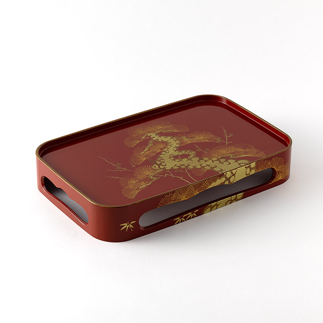 あすか朱 屠蘇器 松竹梅(屠蘇台)