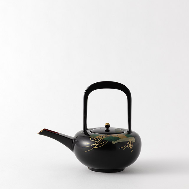 屠蘇器 黒 朱の扇/金扇(銚子)